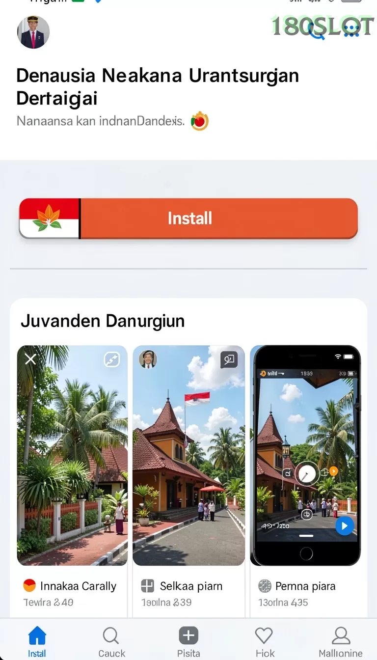 Cuplikan layar PAUS4D — menu navigasi